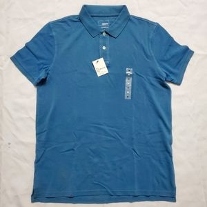Sonoma Men’s Polo Shirt – Turquoise Blue, Size M, Casual Everyday -NWT